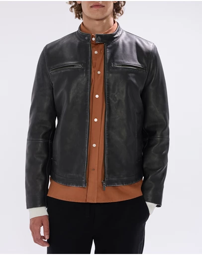 Marcs - Oaks Leather Biker Jacket