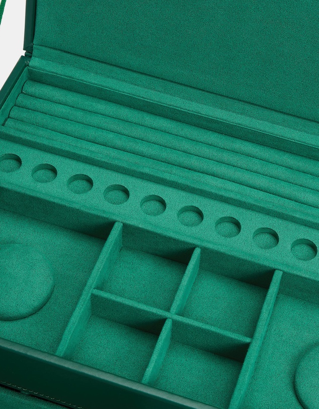Wolf - Wolf Sophia Jewelry Box Forrest Green