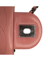 Pre-Loved by Azura Reborn - Pre-Loved Paris Salzburg Mini Quilted Glazed Calfskin and Felt Edelweiss Flower Flap