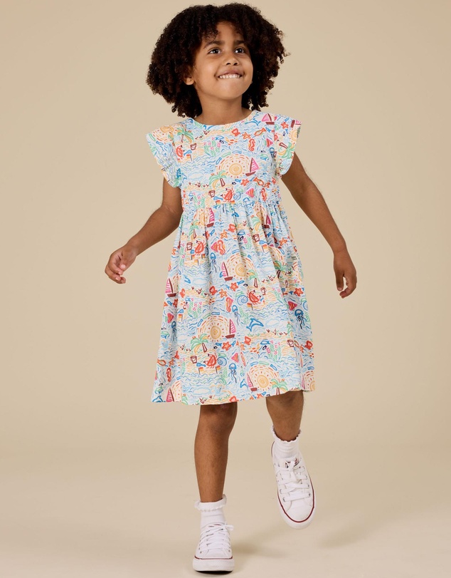 Goldie + Ace - Summer Bay Lyla Dress - Babies-Kids