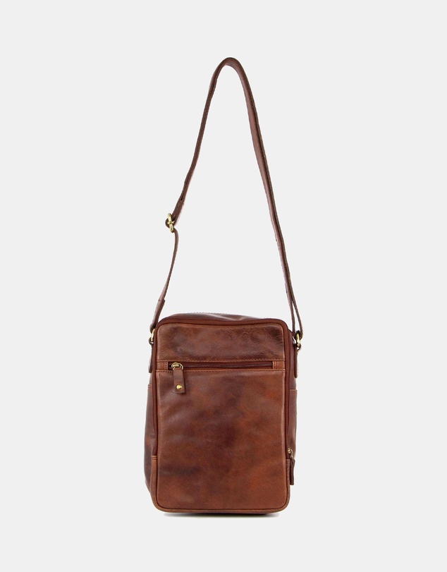 Pierre Cardin - Pierre Cardin Rustic Leather Cross Body Bag