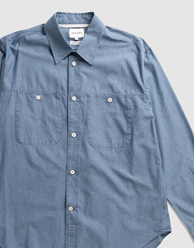 Norse Projects - Falster Chambray Oversize Shirt