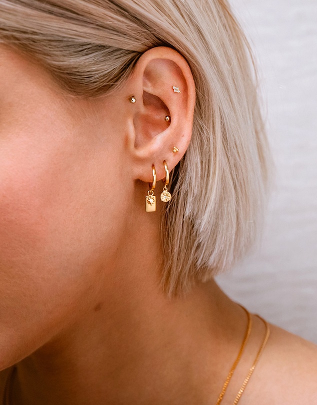 Kirstin Ash - Three Dot Studs