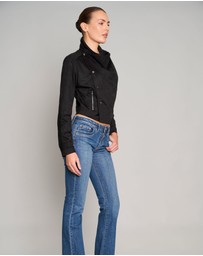 Love and Nostalgia - Shrunken Funnel Neck Jacket