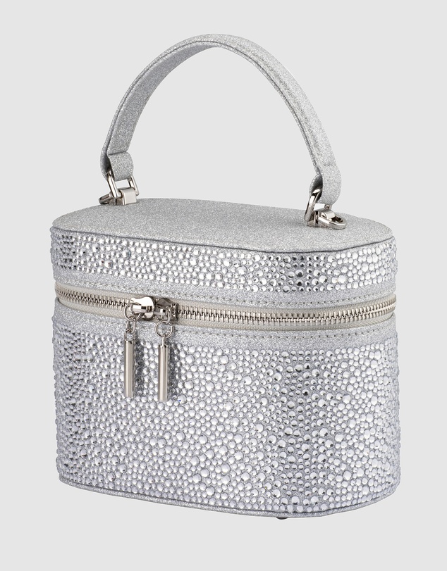 Olga Berg - Beckie Zip Top Crystal Bag