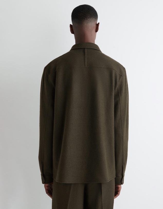 COS - Relaxed Boiled-Wool Overshirt
