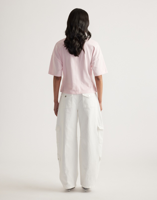 Decjuba - Alicia V Neck Boxy Tee