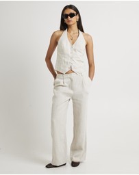 Subtitled - Jemimah Linen Trousers