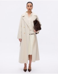 Minima Esenciales - Lian Oversized Wool Trench Coat