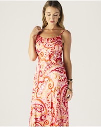 MOS The Label - Serena Print Strappy Dress