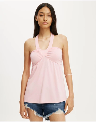 Cotton On - Reece Babydoll Halter Top