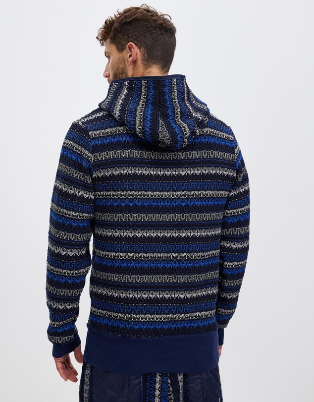 Surrounded By Ghosts - The Chromium Embroidered Knit Hoodie