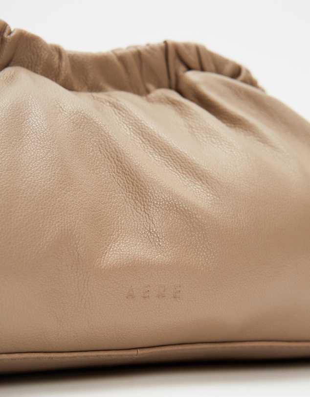 AERE - Scrunch Leather Clutch
