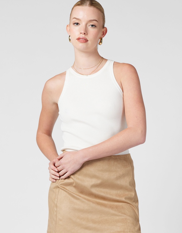 MVN - Faux Suede Mini Skirt