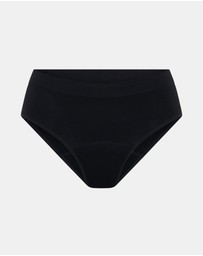 Modibodi - Soft Stretch Seamless Period Underwear Bikini Brief Moderate Absorbency2 Pack
