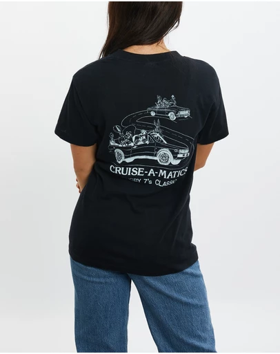 Vintage by The Real Deal - Pre Loved - 1985 Columbus Rugby x Looney Tunes Tee