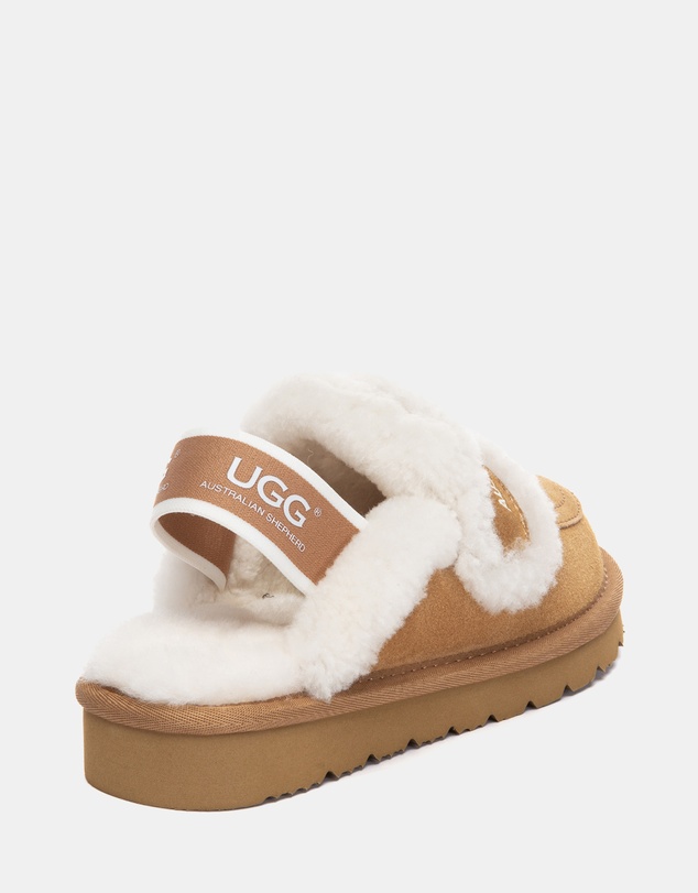 EVERAU - Australian Shepherd Ugg Rilee Kids Cow Suede Upper House Shoes