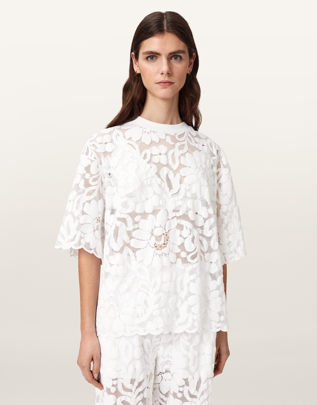 AllSaints - Amelie Lace Tee