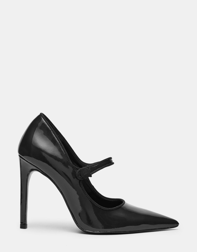 Steve Madden - Jaine Black Patent Heels
