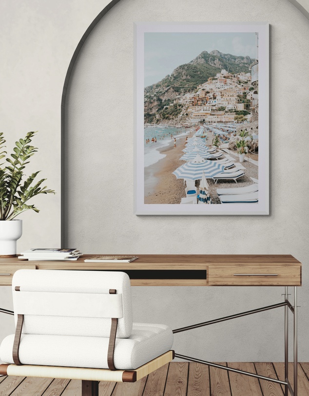 Amichi Co - The Cliffside Village Fine Art Print