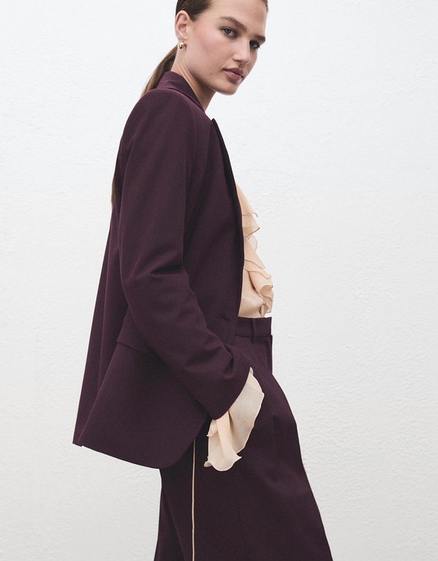 M.N.G - Straight-Fit Suit Jacket