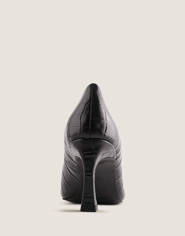 Shelly Shen - Brady High Heel Pumps Black Croc