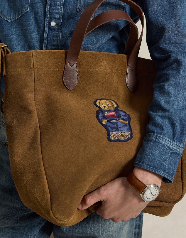 Polo Ralph Lauren - Polo Bear Roughout Suede Tote