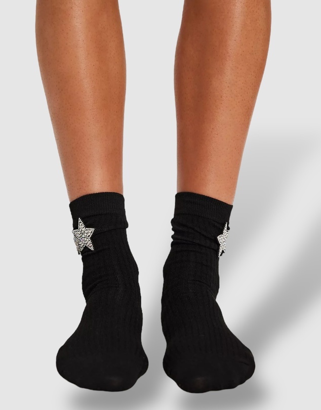 High Heel Jungle - Double Star Cotton Sock