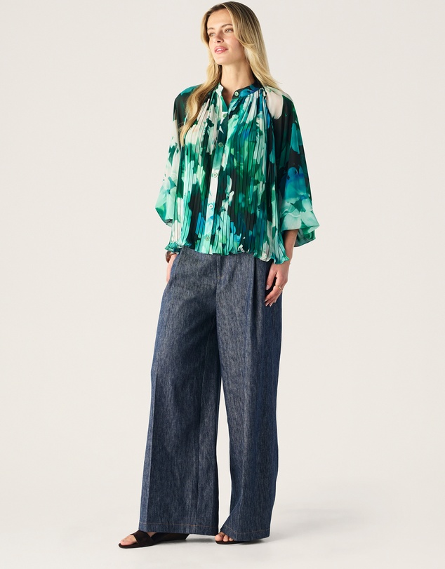 MOS The Label - Verdant Print Blouse