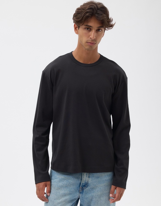 AERE - Relaxed Long Sleeve Cotton Tee