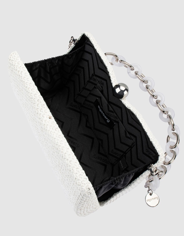 Olga Berg - Birdie Textural Handle Bag