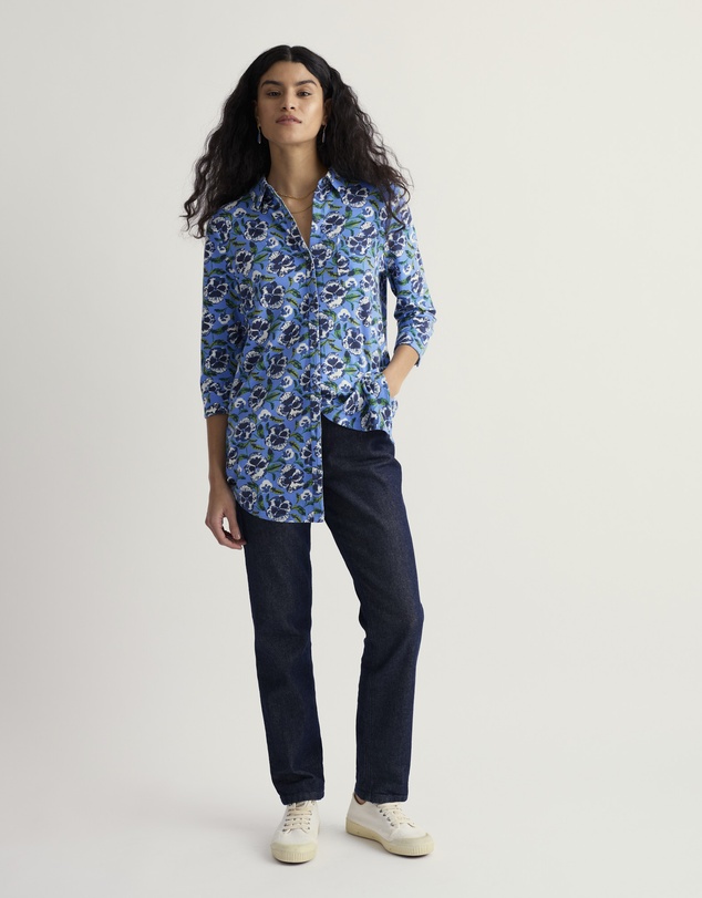 Seasalt - Dove Plant 3/4 Sleeve Tunic