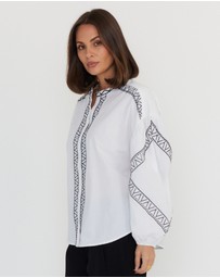 ALEXANDRA - Dylan Blouse White