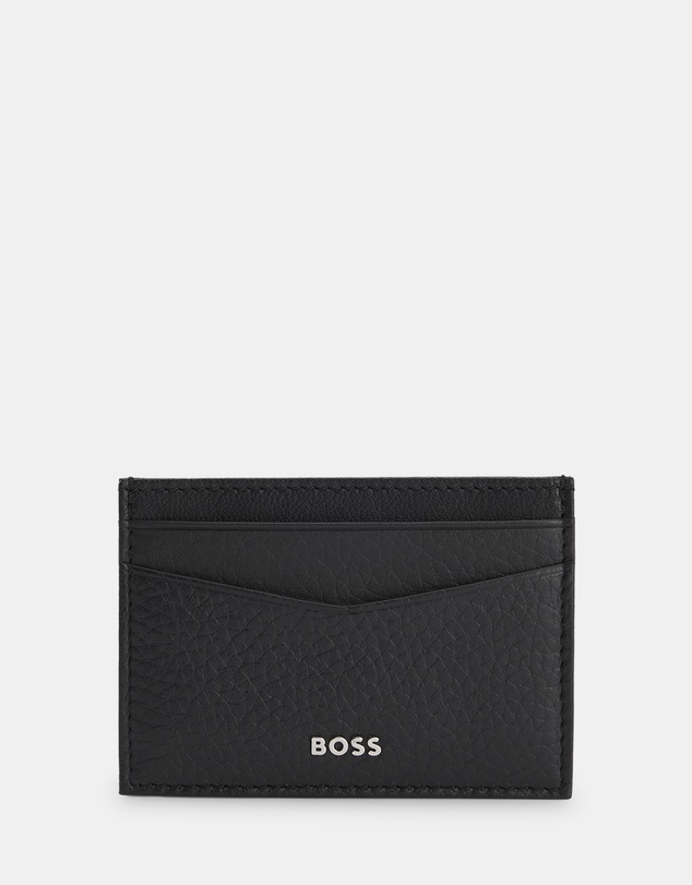 BOSS - Crosstown Grained Leather Card Holder