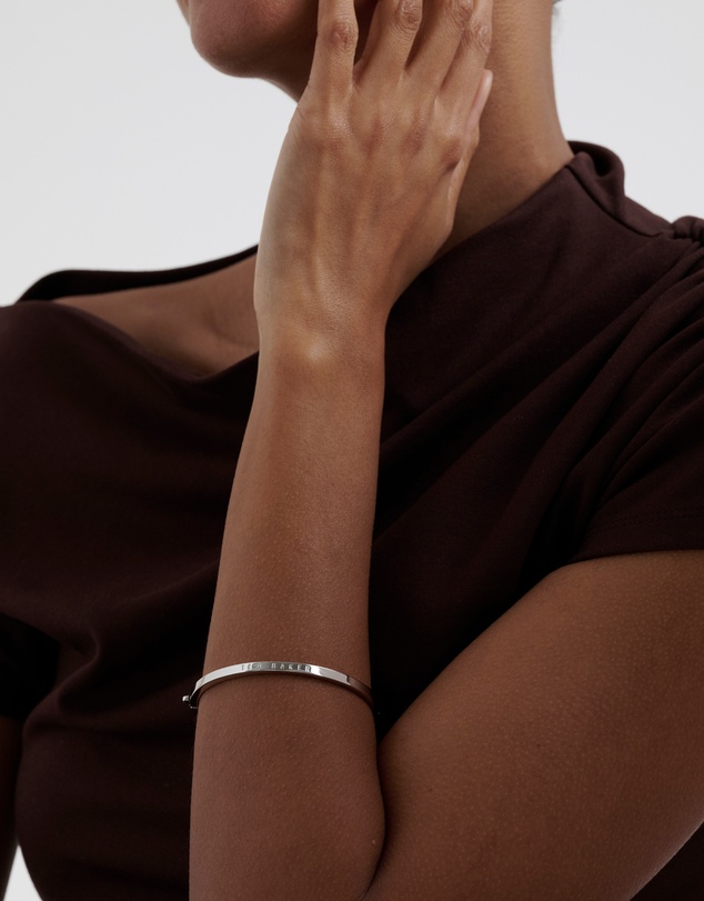Ted Baker - CHRISHELL: Logo Slim Bangle Bracelet