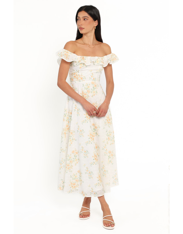 Petal & Pup - Lucille Maxi Dress - Yellow Floral