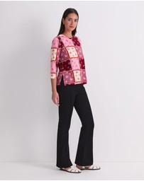 Sportscraft - Horse Print Mercerized Tee