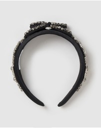 Izoa - Emma Headband Black/Silver