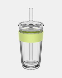 KeepCup - Longplay Cold Cup 16oz Reusable Coffee Cup with Boba Straw Lid