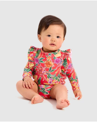 Seafolly - Hot House Melon Sunsuit - Babies