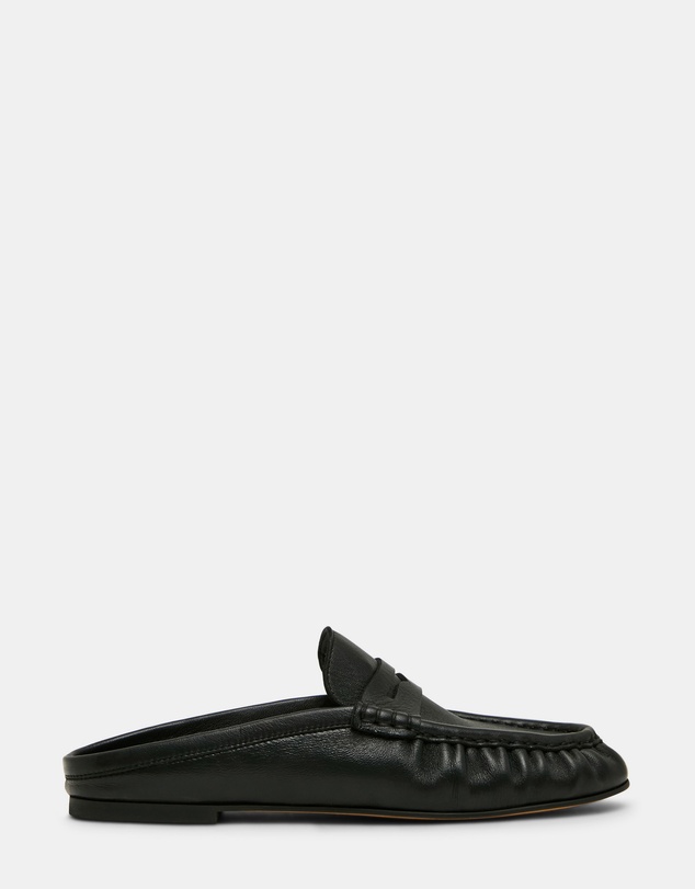 Steve Madden - Rafe Black Leather Loafers