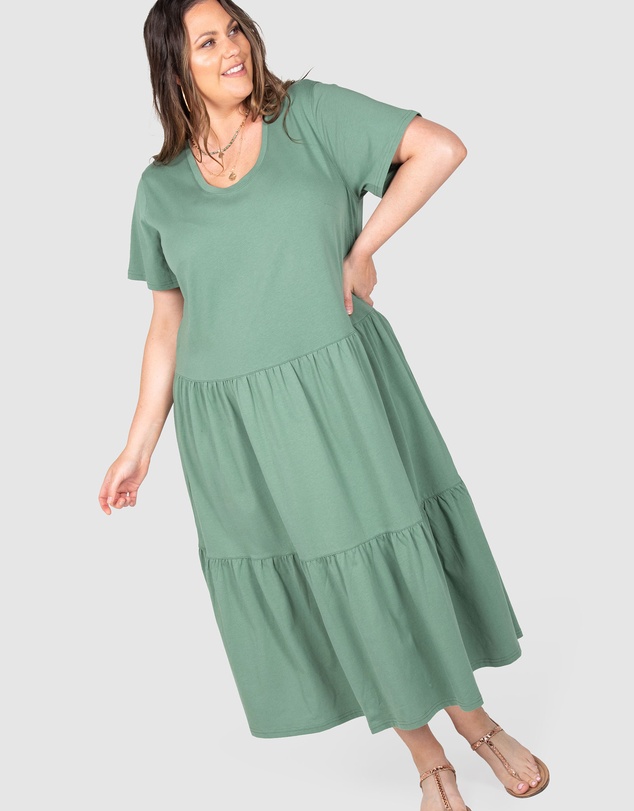 Love Your Wardrobe - Lana Knit Tiered Dress