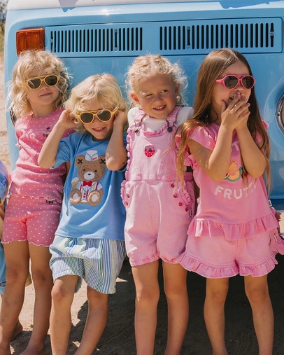 Huxbaby - Tutti Frutti Garment Dyed Shorts - ICONIC EXCLUSIVE - Babies-Kids