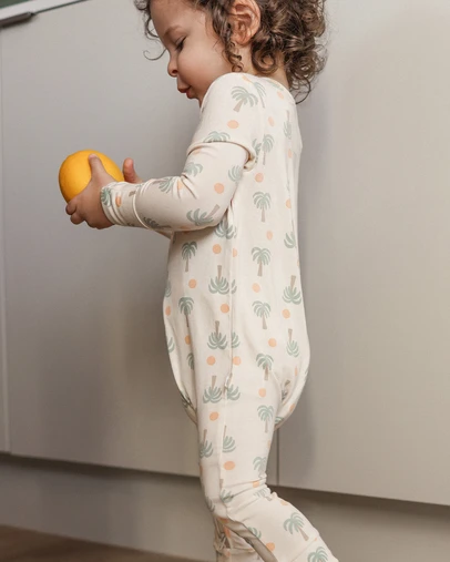 Kynd Baby - Essential Onesie in Palm Sunset
