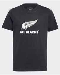 adidas Performance - All Blacks Logo Tee Kids