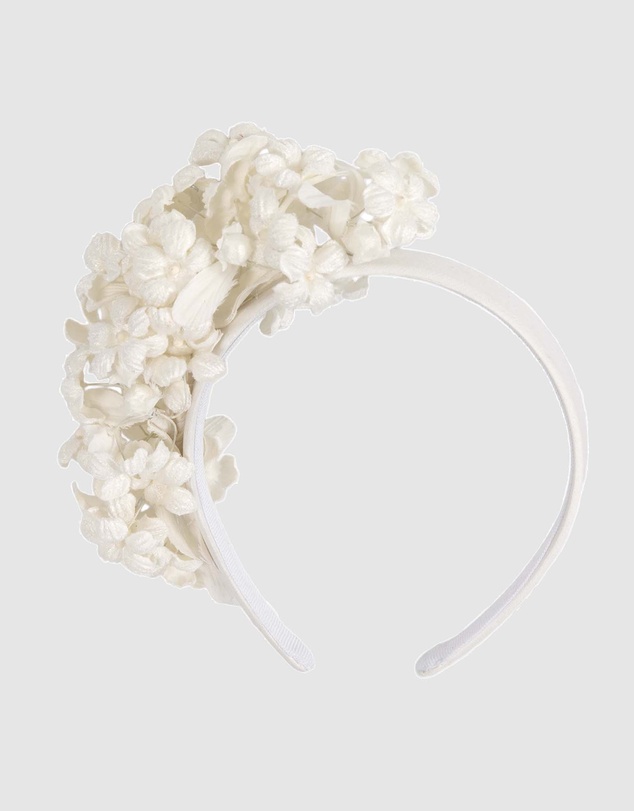 Max Alexander - Cream Flower Fascinator Headband