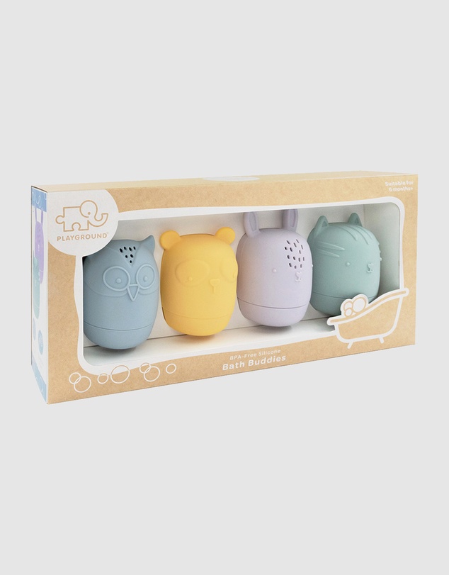 Playground - 4 Pack Silicone Bath Buddies