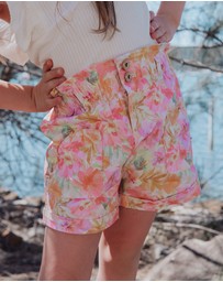 WITH LOVE FOR KIDS - Paperbag Denim Shorts - Babies - Kids