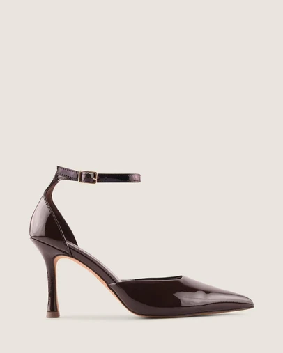 Shelly Shen - Remy High Heel Pumps Brown Patent