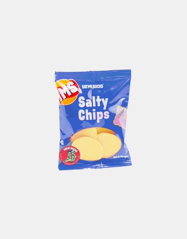EAT MY SOCKS - Socks Salty Chips Blue